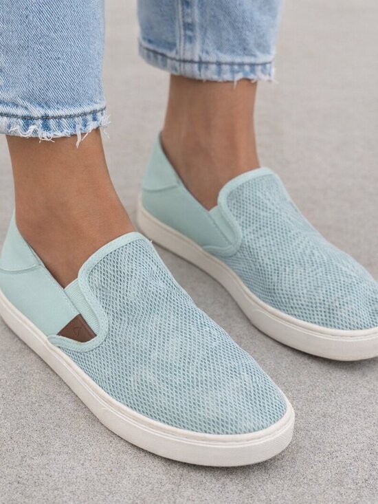 OluKai Shoes - Olukai Pehuea Slip On Mesh Sneakers 20271-3GER Drop in Heel Shoes Womens Size 10